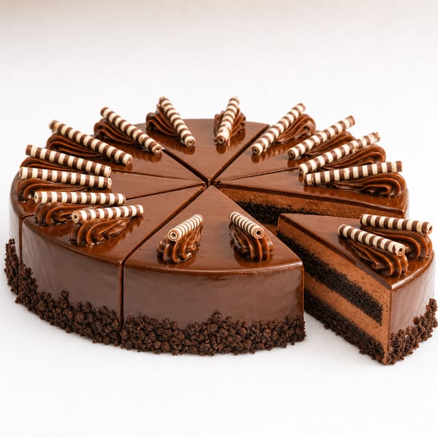 Chocolate Marquise Cake.