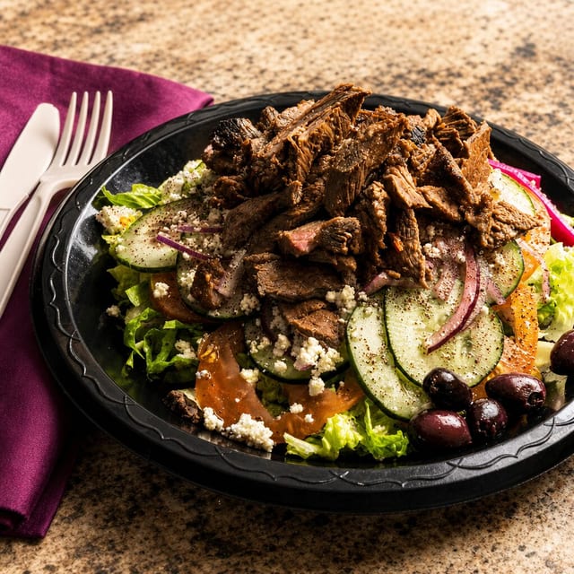 Beef Shawarma Salad.