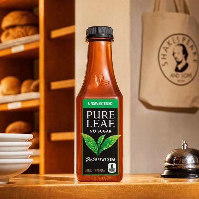 Pure Leaf Tea Brewed Unsweetened.