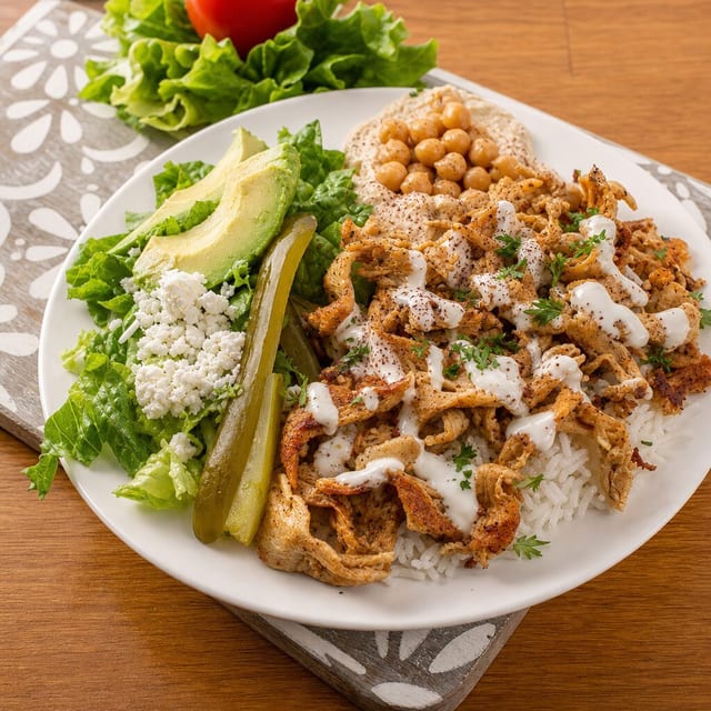 Shawarma Chicken Plate.