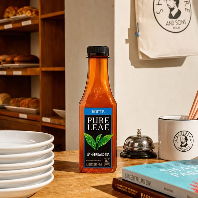 Pure Leaf Tea Brewed Sweet.