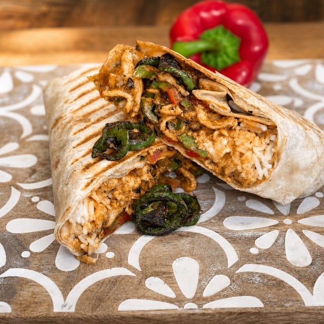 Chicken Fajita Plate.